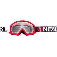 Oneal B-10 Twoface 2018 Motorcross Bril,  zwart-rood