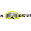 Oneal B-10 Twoface Motocross Bril Zwart Geel Eén maat