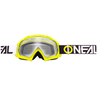 Oneal B-10 Twoface Motocross Bril Zwart Geel Eén maat
