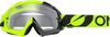 Oneal B-10 Twoface Motorcross Bril,  zwart-geel