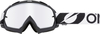 Oneal B-10 Twoface Silver Mirror Motorcross Bril,  zwart
