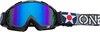 Oneal B-10 Warhawk Motocross bril,  zwart-grijs
