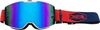 Oneal B-20 Plain Motocross bril Rood Blauw