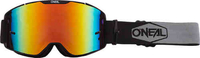 Oneal B-20 Plain Motocross bril Zwart Grijs