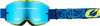 Oneal B-20 Strain V.22 Motorcross bril,  blauw-geel