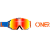 Oneal B-30 Duplex Radium Motocross Bril Wit Blauw Eén maat