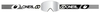 Oneal B-50 Force Silver Mirror Motorcross Bril,  zwart-wit