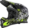 Oneal Backflip Attack Downhill helm Zwart Geel L