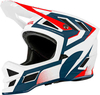 Oneal Blade Hyperlite Oxyd Downhill helm Wit Rood Blauw XL
