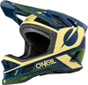 Oneal Blade Polyacrylite ACE Downhill Helm,  groen-blauw,  afmeting M