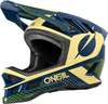 Oneal Blade Polyacrylite ACE Downhill helm Groen Blauw XS