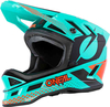 Oneal Blade Polyacrylite ACE Downhill helm Zwart Groen Oranje L