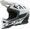 Oneal Blade Polyacrylite Delta Downhill Helm,  grijs-wit,  afmeting XS