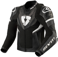 Revit Hyperspeed 2 Pro Motorfiets lederen / textiel jas,  zwart-grijs,  afmeting 52 voor man