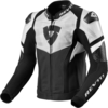 Revit Hyperspeed Air Motorfiets lederen jas,  zwart-wit,  afmeting 56