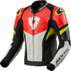 Revit Hyperspeed Air Motorfiets lederen jas,  zwart-wit-rood,  afmeting 56