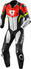 Revit Hyperspeed Één stuk motorfiets leder pak,  zwart-wit-rood-geel,  afmeting 52