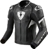 Revit Hyperspeed Pro Motorfiets lederen jas,  zwart-wit,  afmeting 58