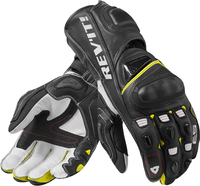 Revit Jerez 3 De Handschoenen van de motorfiets,  zwart-geel,  afmeting 2XL