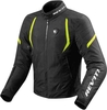 Revit Jupiter 2 Textiel jas Zwart Geel 2XL