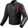 Revit Jupiter 2 Textiel jas Zwart Rood 2XL