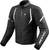 Revit Jupiter 2 Textiel jas Zwart Wit 2XL