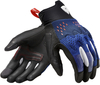 Revit Kinetic De Handschoenen van de motorfiets,  zwart-blauw,  afmeting 2XL
