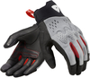 Revit Kinetic De Handschoenen van de motorfiets,  zwart-grijs,  afmeting 2XL