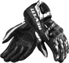 Revit Quantum 2 De Handschoenen van de motorfiets,  zwart-wit,  afmeting XL