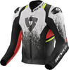 Revit Quantum 2 Pro Air Motorfiets Lederen Jas,  wit-rood,  afmeting 54
