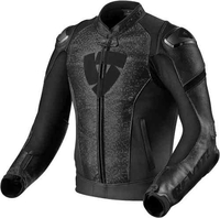Revit Quantum Motorfiets lederen jas Zwart 48