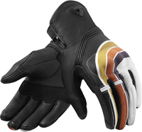 Revit Redhill geel/oranje motorfiets handschoenen,  zwart-oranje,  afmeting 3XL