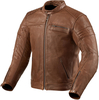 Revit Restless Motorfiets lederen jas,  bruin,  afmeting 58