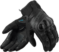 Revit Ritmo Motorfiets handschoenen,  zwart,  afmeting M voor man