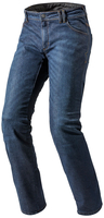 Revit Rockefeller Motorfiets Jeans broek,  blauw,  afmeting 30