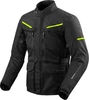 Revit Safari 3 Textiel jas Zwart Geel 2XL