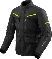 Revit Safari 3 Textiel jas Zwart Geel 2XL
