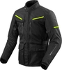 Revit Safari 3 Textiel jas Zwart Geel 3XL