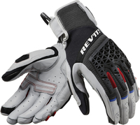 Revit Sand 4 Dames Motorhandschoenen,  zwart-grijs,  afmeting XL voor vrouw