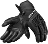 Revit Sand 4 De Handschoenen van de motorfiets,  zwart,  afmeting L