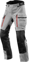 Revit Sand 4 H2O Motorfiets textiel broek,  zwart-zilver,  afmeting XL