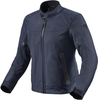 Revit Shade H2O Dames Motorfiets Textiel Jas,  blauw,  afmeting L voor vrouw