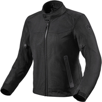Revit Shade H2O Dames Motorfiets Textiel Jas,  zwart,  afmeting M voor vrouw