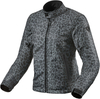 Revit Shade H2O Dames Motorfiets Textiel Jas,  zwart-grijs,  afmeting M voor vrouw