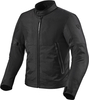Revit Shade H2O Motorfiets textiel jas,  zwart,  afmeting L