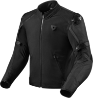 Revit Shift H20 Motorfiets textiel jas,  zwart,  afmeting S