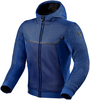 Revit Spark Air Motorfiets textiel jas,  blauw,  afmeting M voor man