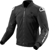 Revit Traction Textiel jas Zwart Wit 3XL