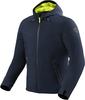 Revit Traffic H2O Motorfiets textiel jas,  blauw,  afmeting M