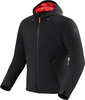 Revit Traffic H2O Motorfiets textiel jas,  zwart,  afmeting S